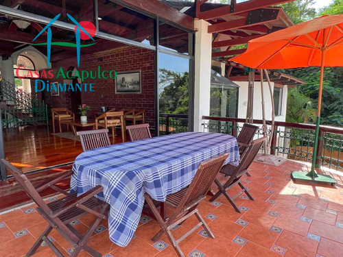 Cad Villa Leonor. Terraza Con Vista Al Mar, Jardín, Alberca Y Jacuzzi