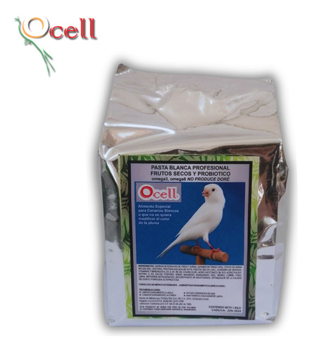 Ocell Factor Blanco Pro Alimento Aves Canarios 1kg