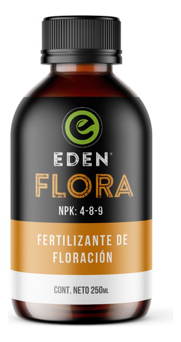 Fertilizante Eden Flora Potasio Fósforo Floración 250 Ml