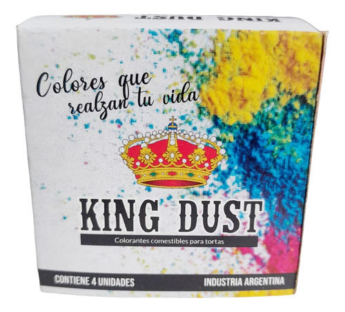 Glitter Comestible King Dust Reposteria Azul