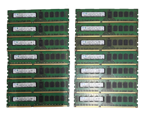 Memória Samsung Pc3 10600r 4gb 2rx8 - M393b5273ch0-ch9