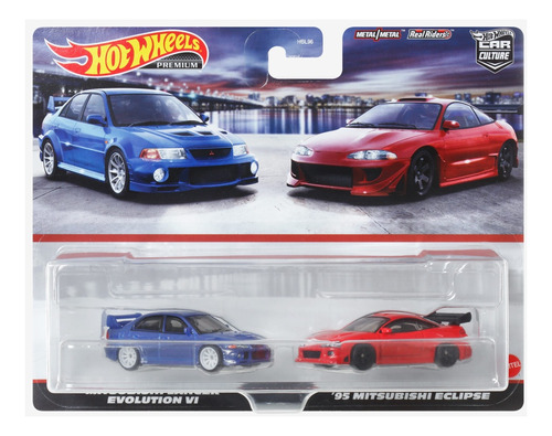 Paquete De 2 Autos Mitsubishi Premium Hot Wheels.