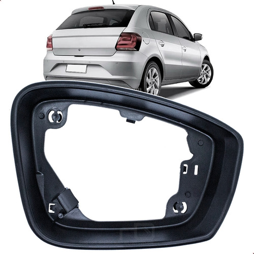 Aro / Moldura Retrovisor Gol G6 G7 G8 Sem Furo De Pisca