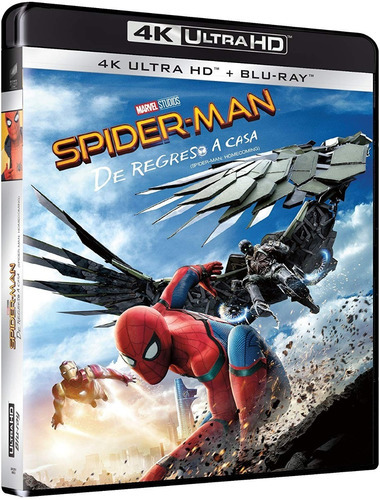 Spider-man Lejos De Casa Pelicula 4k Ultra Hd + Blu-ray