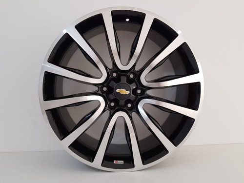 Rodas Chevrolet S10 Aro 18 High Country (jogo) Leia A Descri Cor Preto Com Diamantado