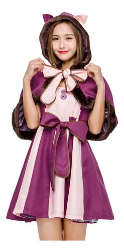 Disfraz De Gato De Cheshire Para Cosplay De Alice Para Niñas