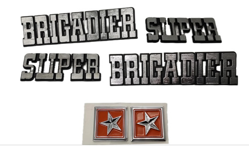 Emblemas En Set Gmc Brigadier Super 