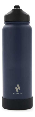 Botella Deportiva Termica Acero Inoxidable Hydra Go 1200ml Color Azul Oscuro