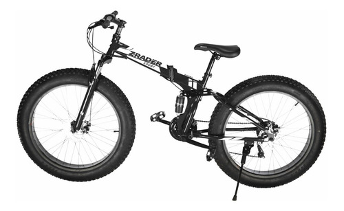 Bike Aro 26 Bicicleta Dobrável Fat Pneu Largo Aço Carbono 21