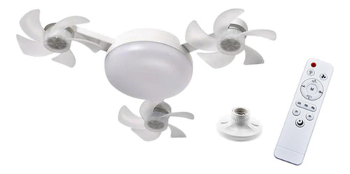Lámpara Led De Luz Del Ventilador De 3 Cabezas 45cm