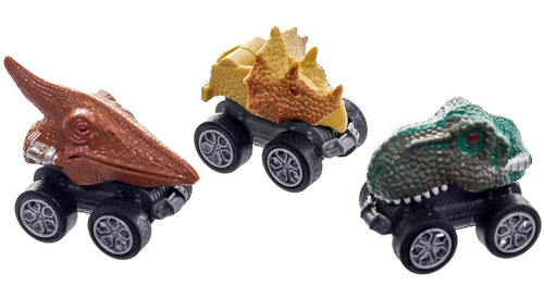 Set De Carros Dinosaurio Para Niños