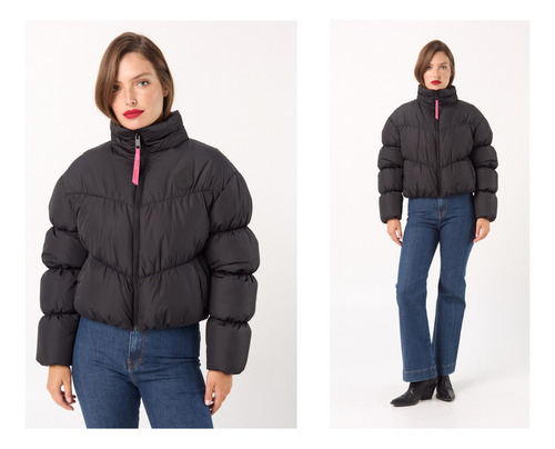 Campera Mujer Puffer Oreiro Love Abrigada Otoño Invierno