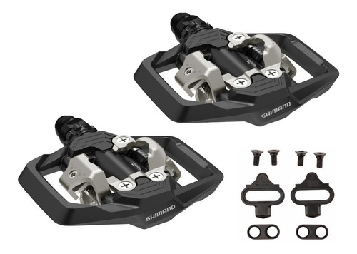 Pedal Clip Shimano Pd Me700 Preto S/refletor C/taco Sh51 Mtb