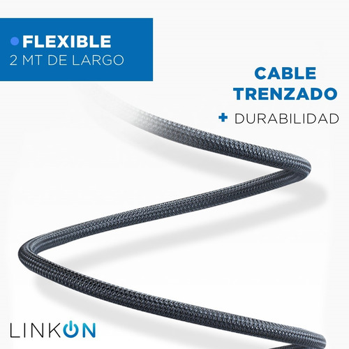Imagen 4 de 10 de Cable Displayport 8k (8k 60hz/4k 144hz/ 2k 165hz) V1.4 2m