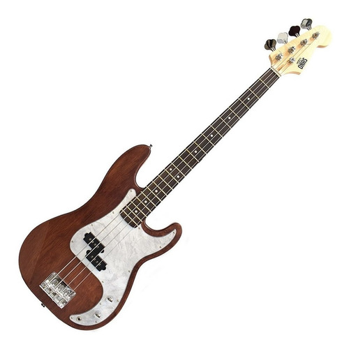 Bajo Electrico Jazz Bass Newen Pr Dark Wood Bajo Musicapilar