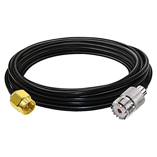 Cable De Extensión Sma Uhf Rg58 De 16.4 Pies (5m) - Sm...