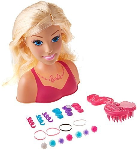 Cabeza De Peinado De Barbie (pelo Rubio)