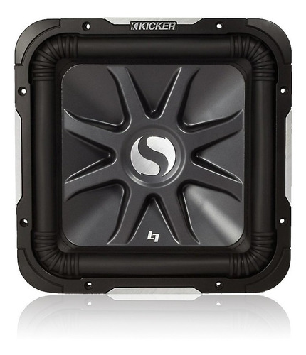 Subwoofer Kicker L7 12 1500w Solobaric S12l7 Cuadrado Color Negro