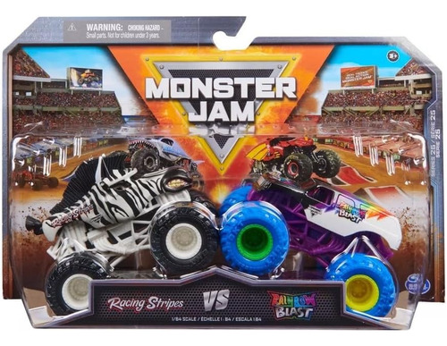 Hot Wheels Monster Jam Monster Trucks Paquete De 2 E/1:64