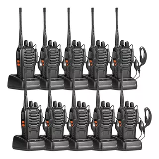 Nicama Uhf Walkie Talkie Radio De Dos Vías 10 Sets