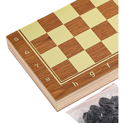 Juego De Ajedrez De Madera Plegable, Ajedrez, Damas,