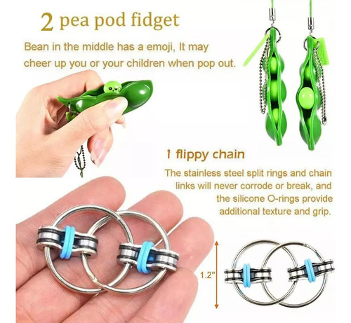39 Piezas Pop-it Anti-stress Fashion Tik Tok Popular