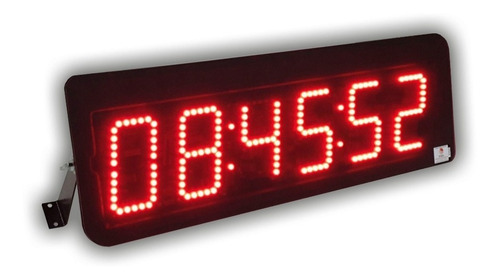 Timer Led 6 Dígitos Cronômetro De Parede E Controle Hh:mm:ss