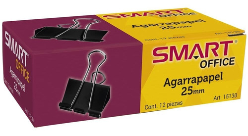 Imagen 1 de 1 de Agarrapapel 25mm Smart Office Art. 15130
