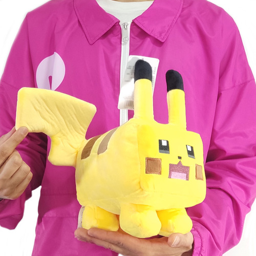 Peluche Pikachu Pokemon Quest Minecraft