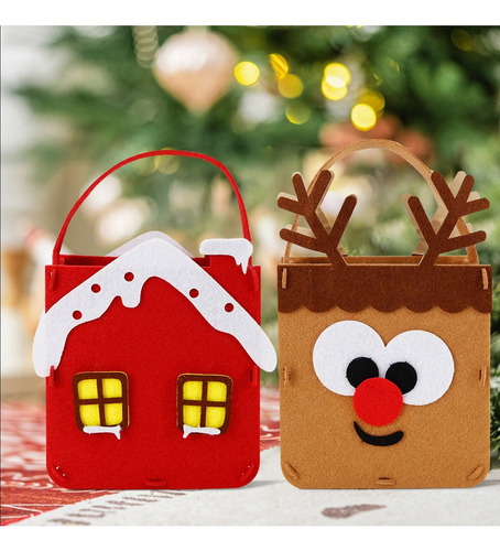 ..bolsa De Regalo De Navidad Diy Bolsa De Navidad×10