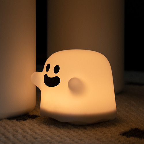 Cute Night Ghost Con Atenuación Continua Por Usb Recargable