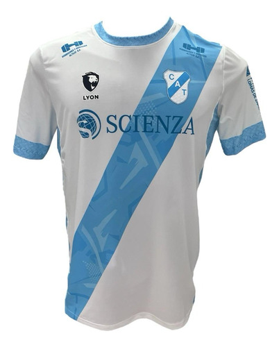 Camiseta De Temperley Suplente 2024 Lyon Blanca Celeste