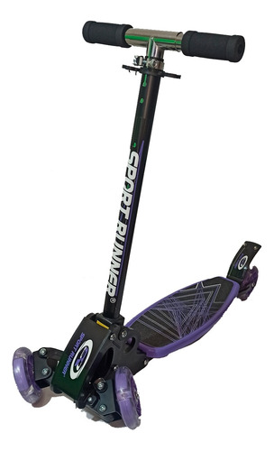 Patin Scooter Triscooter  Llantas Luz Led Speed Runner 