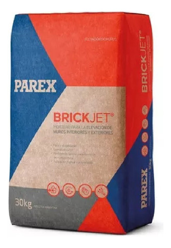 Parex Brickjet 30kg Mortero Asiento Muros - Ppto Por Mayor