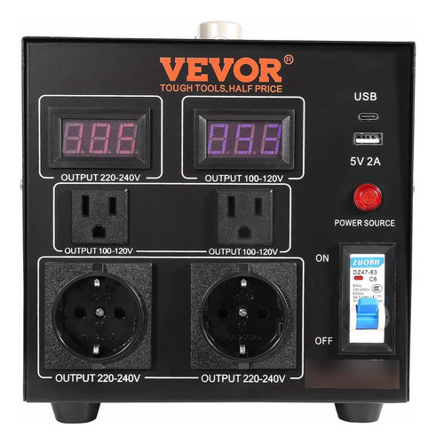 Transformador Convertidor De Voltaje 110v-220v 500w