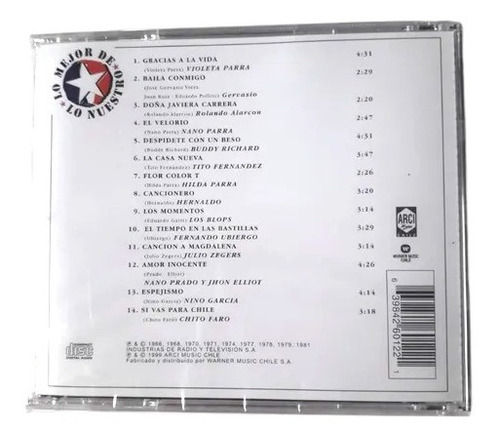 Cd Grandes Cantautores Ubiergo, , Hernaldo, Nano Parra