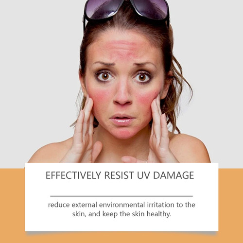 Una Crema De Protección Solar Ligera Con Una Fuerte Protecci