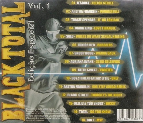 Cd Black Total - Edição Especial - Vol. 1
