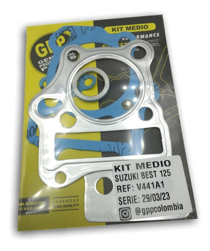 Kit Medio Empacaduras Suzuki Best 125 Best125 Gpp   Moto