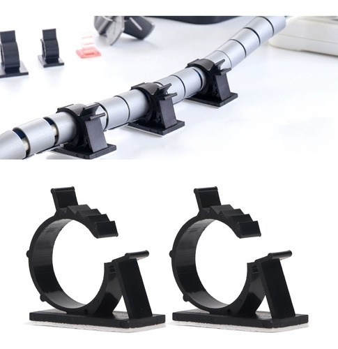 100 Clips Para Cables De Alambre, Soporte De Amarre Adhesivo