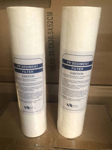 Imagen 4 de 4 de Filtro Agua Para Sedimentos 5 Micron Cartucho Polipropileno