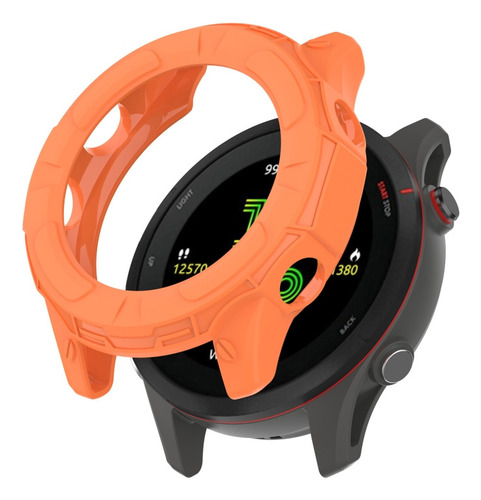 Funda Protectora De Tpu Negra For Garmin Forerunner 255s