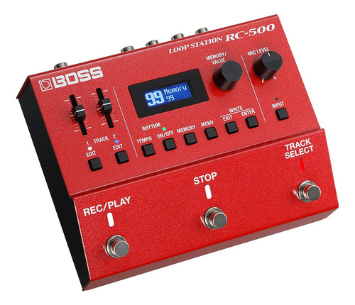 Pedal Efecto Instrumento De Cuerda Boss Rc500 Loop Station M