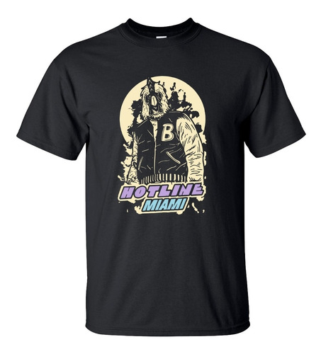 Playera Gamer Hotline Miami Pajaro Gallo Gallina Juego M2940