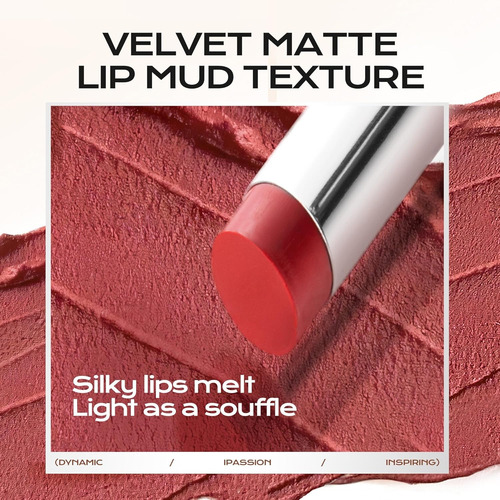Mistine Labial Creamy Con Acabado Mate Antiadherente
