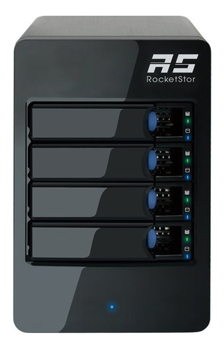 Highpoint Rocketstor 6414a Caja Torre Raid 4 Bahia 6 Gb S Sa