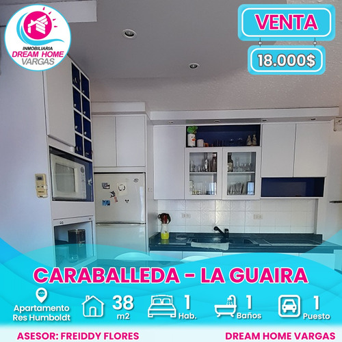 Apartamento En Venta Sector La Guaira  Caraballeda. Residencias Humboldt 