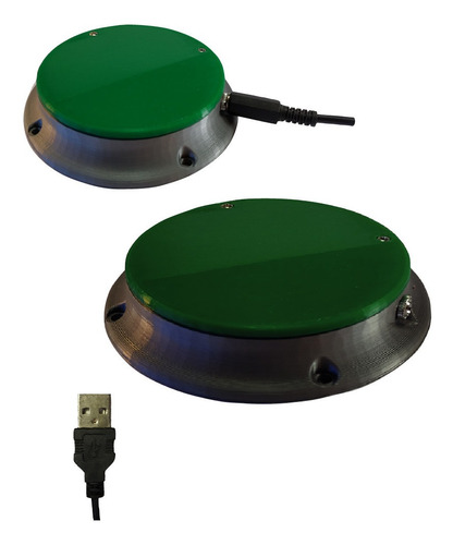 Pulsadores: Clic Izquierdo Usb + Clic Derecho Plug