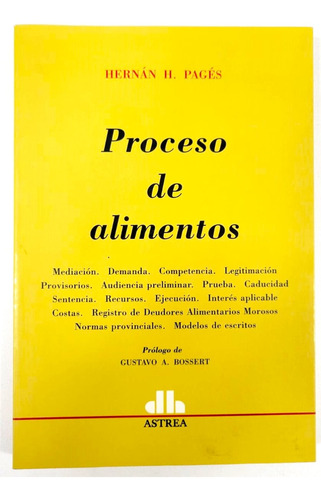 Libro Proceso De Alimentos - Hernán H. Pagés