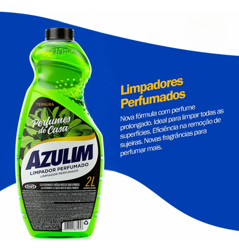 Limpador Perfumado Azulim Perfumes De Casa 2 Litros Ternura